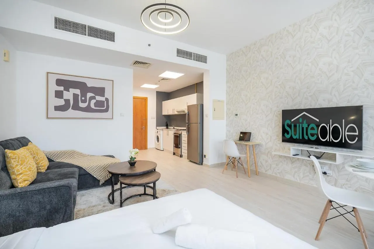 Apartment Spacious Serene Studio Retreat In Jvc By Suiteable Dubai
