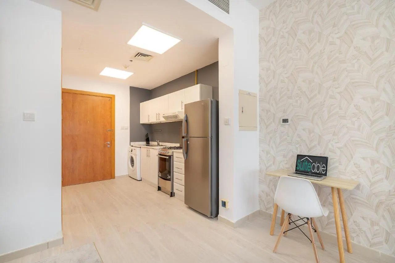 Spacious Serene Studio Retreat In Jvc By Suiteable 迪拜 阿拉伯联合酋长国