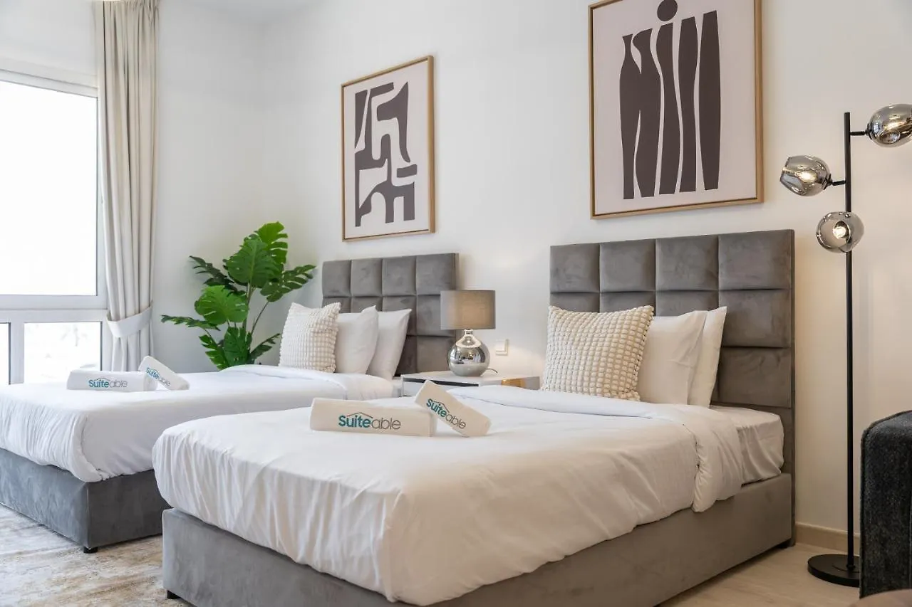 Spacious Serene Studio Retreat In Jvc By Suiteable 迪拜 公寓