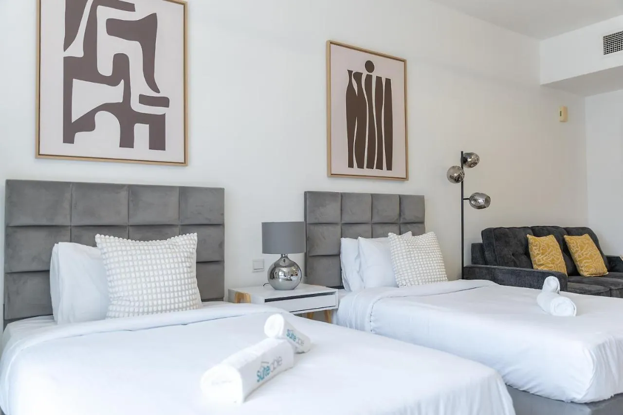 Spacious Serene Studio Retreat In Jvc By Suiteable 迪拜